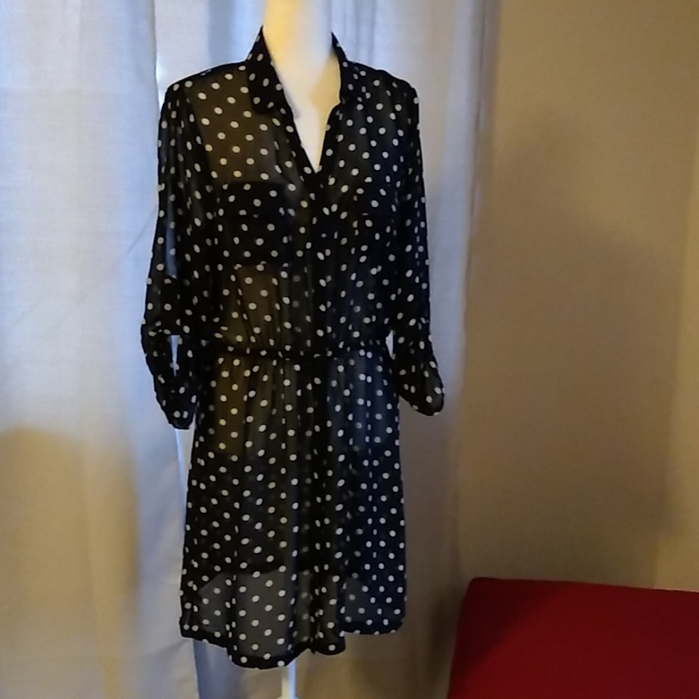 Sheer long shirt or dress.